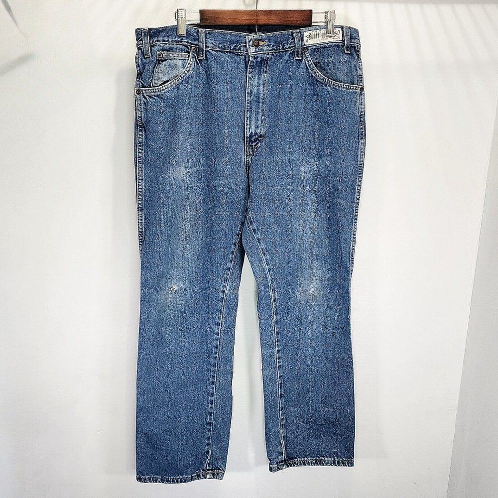 Dickies Denim Vintage Retro Pants Quality Dark Wash Straight Leg Size‎ W38 L30